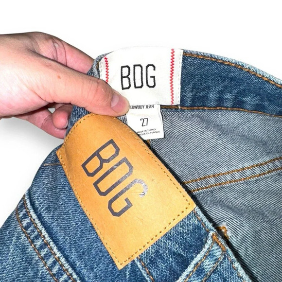 BDG Urban Outfitters Cowboy Jeans Wmns 27x30  Straight Leg Casual Retro Denim - Picture 9 of 10